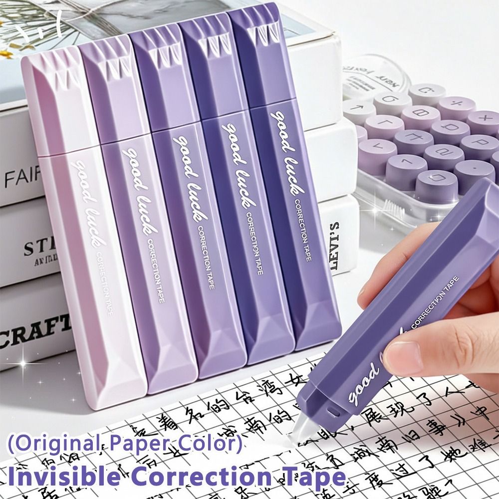 Correction Tape Roller - 5 unidades/conjunto de canetas corretivas em