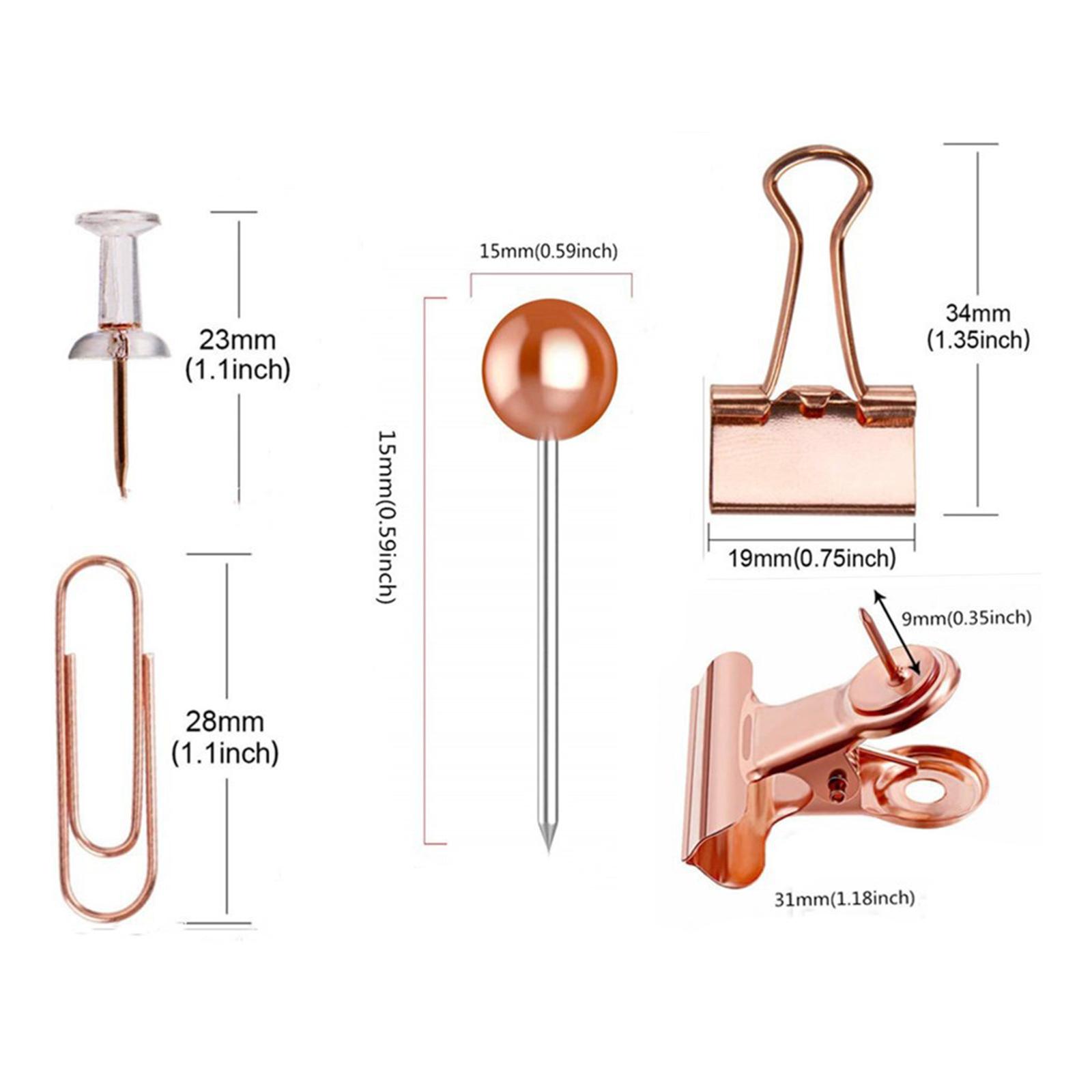 Binder Clip Assorted - Clipes de papel e clipes de