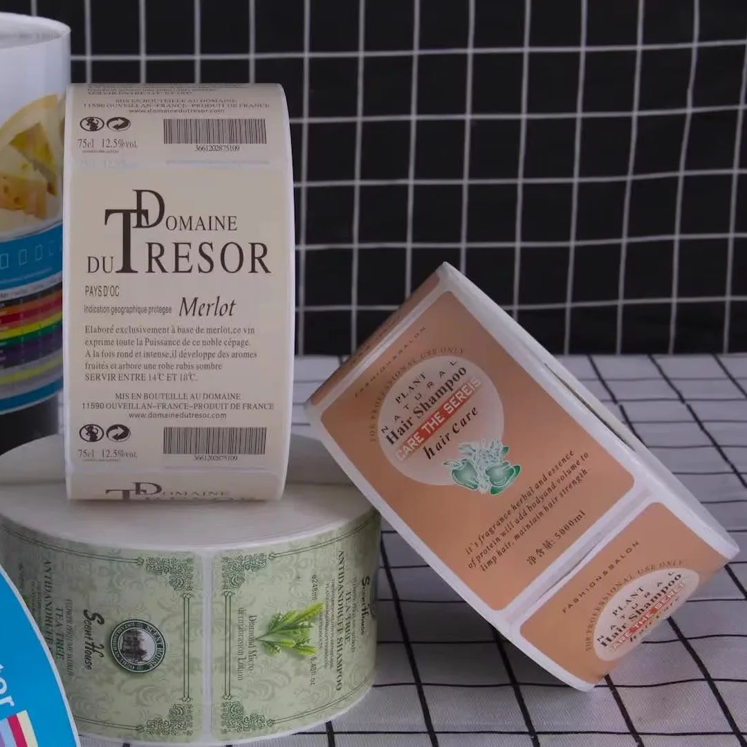Etiquetas adesivas de vinil pe - Sticker Label Roll avaliação e preço