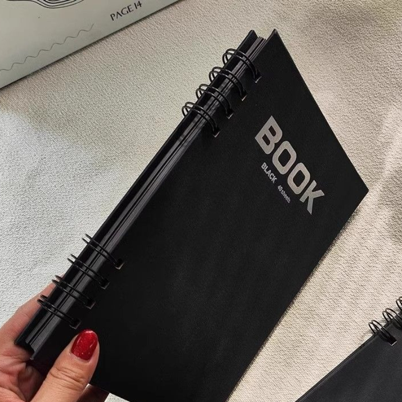 Caderno de desenho A4, capa pr - Art Sketchbook Ring avaliação e preço